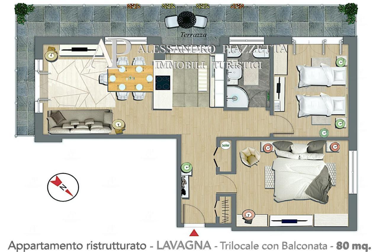 Ale Charme Il Comfort Al Mare Lavagna Exterior photo